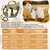 MCBOSON Verstellbares reflektierendes Hundegeschirr+Leine, khaki XXS MCBOSON Verstellbares reflektierendes Hundegeschirr+Leine, khaki XXS