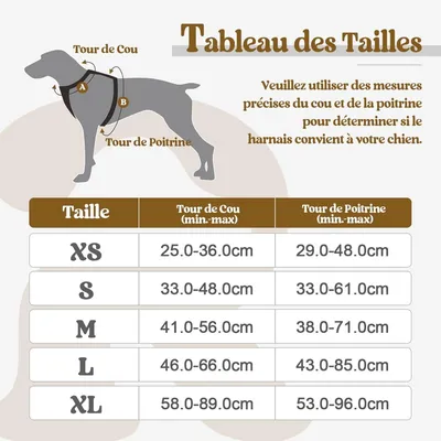 PetTribes Harnais Anti-Traction Chien L - Réfléchissant PetTribes Harnais Anti-Traction Chien L - Réfléchissant