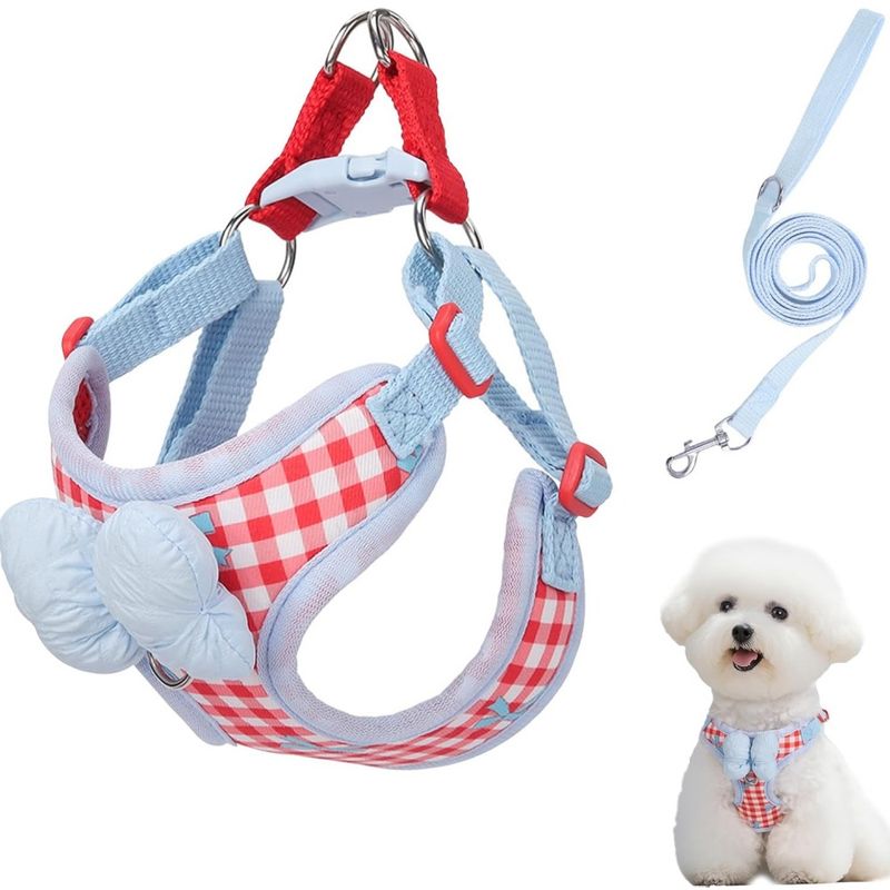 PetTribes Harnais Anti-Diebstahl Hund mit Noeud Papillon M