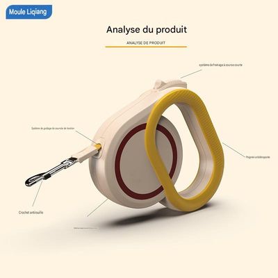 HausPets Corde de traction auto-rétractable pour chiens et chats
