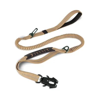 MCBOSON Laisse Élastique Chien Anti-Traction 4 poignées réfléchissante MCBOSON Laisse Élastique Chien Anti-Traction 4 poignées réfléchissante
