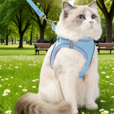FurryFusion Harnachement réfléchissant et respirant pour chiens et chats