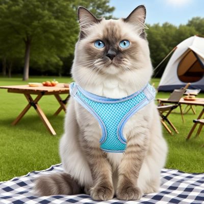 FurryFusion Harnachement réfléchissant et respirant pour chiens et chats