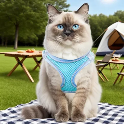 FurryFusion Harnachement réfléchissant et respirant pour chiens et chats
