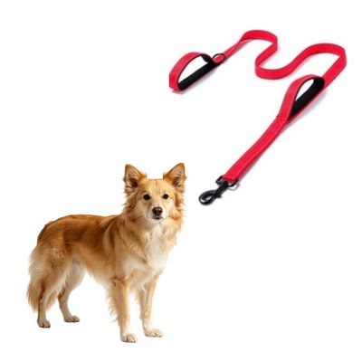 Robuste Doppelgriffleine 1,5m rot.