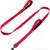 MCBOSON Laisse Robuste Double Poignée 1,5m Rouge MCBOSON Laisse Robuste Double Poignée 1,5m Rouge