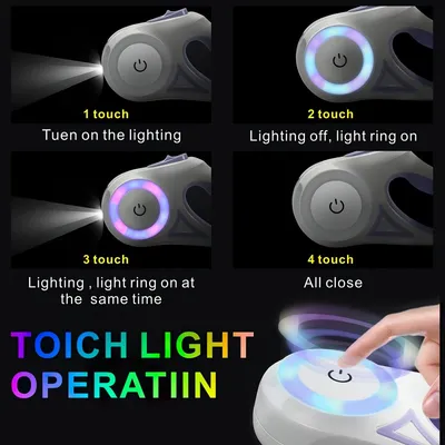 PetTribes Laisse Rétractable LED PetTribes Laisse Rétractable LED
