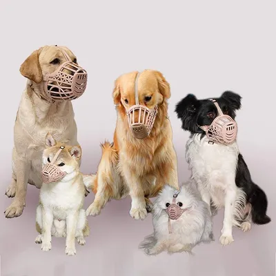 FurryFusion Masque pour chien en plastique souple FurryFusion Masque pour chien en plastique souple