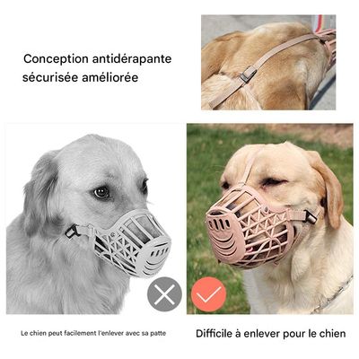 FurryFusion Máscara de perro de plástico blando