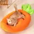 ZooVenture Lit Chat Carotte - Peluche, Doux, Lavable, Chauffant