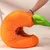 ZooVenture Lit Chat Carotte - Peluche, Doux, Lavable, Chauffant