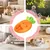 ZooVenture Lit Chat Carotte - Peluche, Doux, Lavable, Chauffant