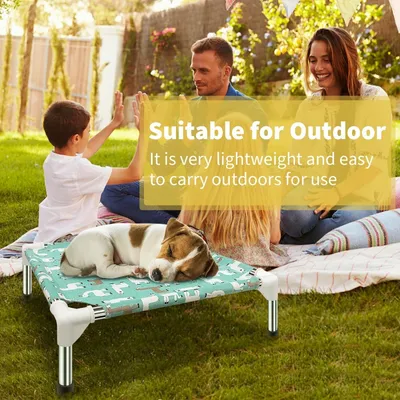 PetTribes Lit surélevé pour Chien de Petite Taille,Amovible et Antidérapant PetTribes Lit surélevé pour Chien de Petite Taille,Amovible et Antidérapant