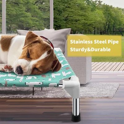 PetTribes Lit surélevé pour Chien de Petite Taille,Amovible et Antidérapant PetTribes Lit surélevé pour Chien de Petite Taille,Amovible et Antidérapant
