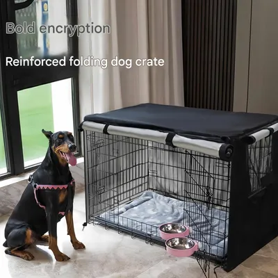 FurryFusion Housse de protection pour cage de chien FurryFusion Housse de protection pour cage de chien