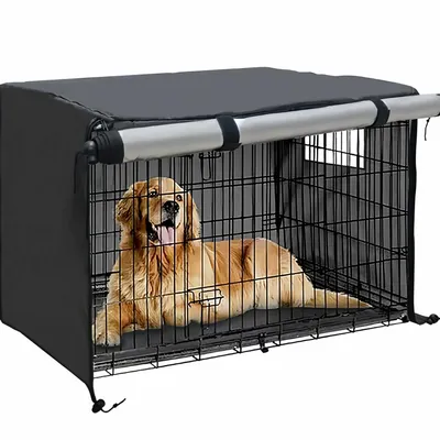 FurryFusion Housse de protection pour cage de chien FurryFusion Housse de protection pour cage de chien