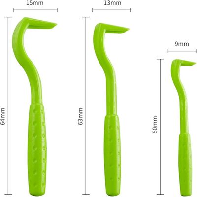 PetTribes GeekerChip Kit Extracteur Tiques 3 Pièces Vert Sans Douleur