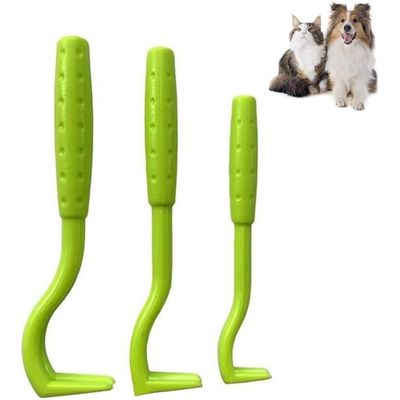 PetTribes GeekerChip Kit Extracteur Tiques 3 Pièces Vert Sans Douleur