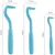 PetTribes GeekerChip Kit Extracteur Tiques 3 Pièces Bleu Sans Douleur PetTribes GeekerChip Kit Extracteur Tiques 3 Pièces Bleu Sans Douleur
