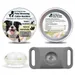 MCBOSON Natürlicher Floh- und Zeckenhalsband für Hunde und Katzen in Grau