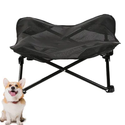 MCBOSON Lit pour chien surélevé, pliable, adapté à l'extérieur MCBOSON Lit pour chien surélevé, pliable, adapté à l'extérieur