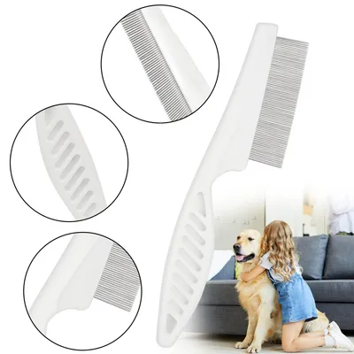 FurryFusion Peigne anti-puces pour chats et chiens FurryFusion Peigne anti-puces pour chats et chiens