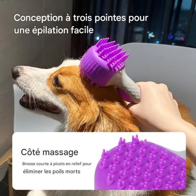 FurryFusion Haustier-Bade-Massagebürsten FurryFusion Haustier-Bade-Massagebürsten