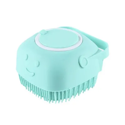 FurryFusion Brosse de bain pour chien et chat en silicone FurryFusion Brosse de bain pour chien et chat en silicone