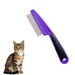 HausPets Floh-Kamm mit Gummigriff Katzen/Hunde Violett
