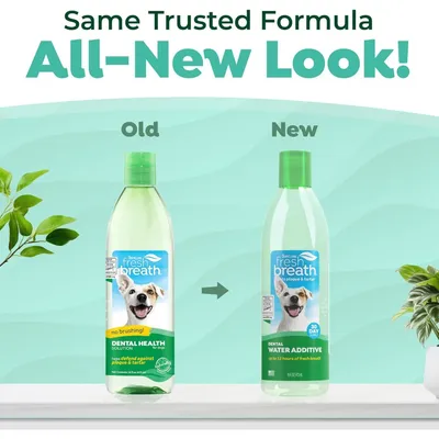 TropiClean Additif eau chien menthe 473ml sans brossage TropiClean Additif eau chien menthe 473ml sans brossage