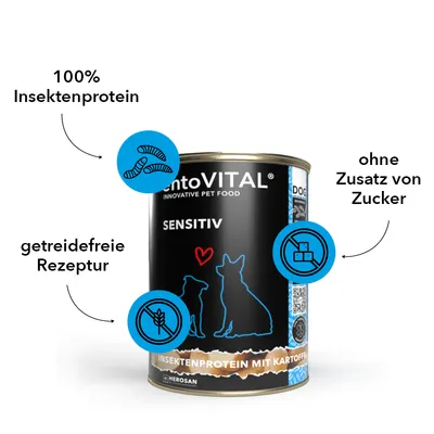 entoVITAL DOG SENSITIV Nassfutter entoVITAL DOG SENSITIV Nassfutter
