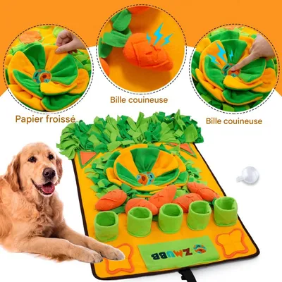FurryFusion Tapis d'odorat et d'alimentation pour chien FurryFusion Tapis d'odorat et d'alimentation pour chien