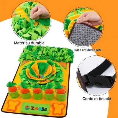 FurryFusion Tapis d'odorat et d'alimentation pour chien FurryFusion Tapis d'odorat et d'alimentation pour chien