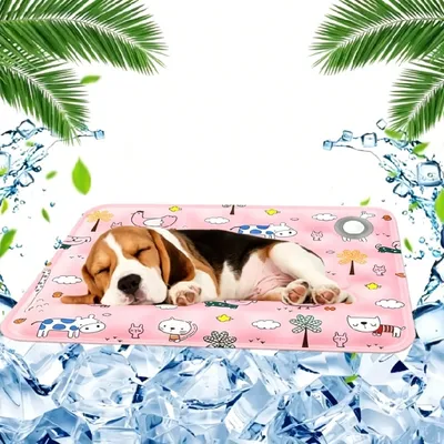MCBOSON Matelas de refroidissement pour chiens et chats rose M MCBOSON Matelas de refroidissement pour chiens et chats rose M