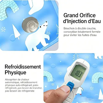 MCBOSON Matelas de refroidissement pour chiens et chats gris M MCBOSON Matelas de refroidissement pour chiens et chats gris M