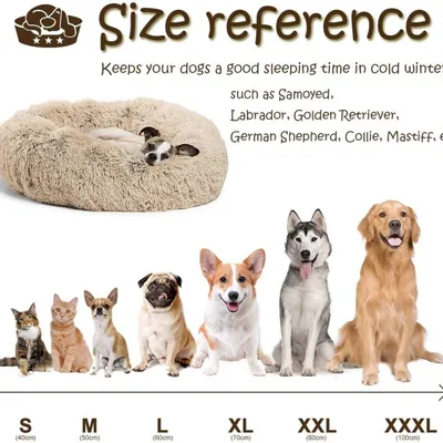 MCBOSON Panier donut vert 50CM chats chiens MCBOSON Panier donut vert 50CM chats chiens