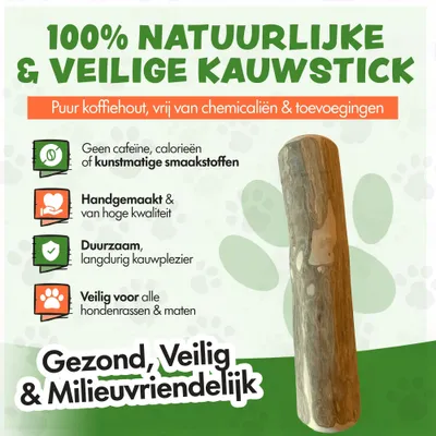 racine de koffeier Kauwstaaf Chien chiot XXS (9–11 cm) - Par pièce racine de koffeier Kauwstaaf Chien chiot XXS (9–11 cm) - Par pièce