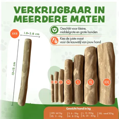 racine de koffeier Kauwstaaf Chien chiot XXS (9–11 cm) - Par pièce racine de koffeier Kauwstaaf Chien chiot XXS (9–11 cm) - Par pièce