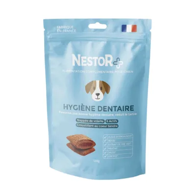 Nestor - Aliment Complémentaire Chien Hygiène Dentaire Nestor - Aliment Complémentaire Chien Hygiène Dentaire