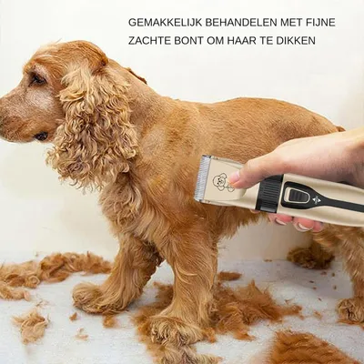 Jlobnyiun Tondeuse chien silencieuse sans fil petite moyenne taille