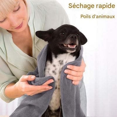 ZooVenture Toalla para gatos y perros - Microfibra, 100x50cm, absorbente