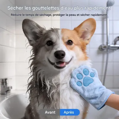 FurryFusion Serviette pour animaux de compagnie FurryFusion Serviette pour animaux de compagnie