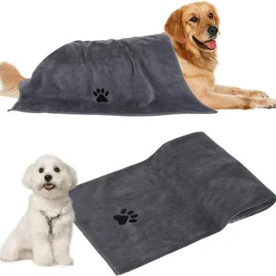 FurryFusion Serviette pour animaux de compagnie en microfibre FurryFusion Serviette pour animaux de compagnie en microfibre