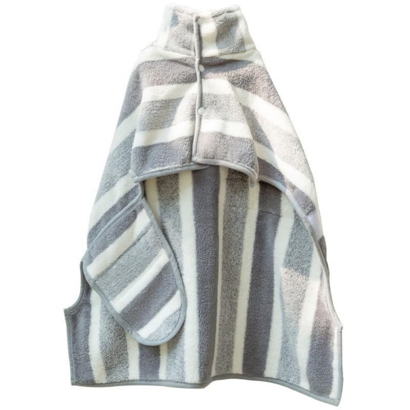 FurryFusion Robe de bain pour chien et chat épaisse