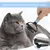 Peigne de toilettage bleu : double lame pour poils longs chiens/chats Peigne de toilettage bleu : double lame pour poils longs chiens/chats