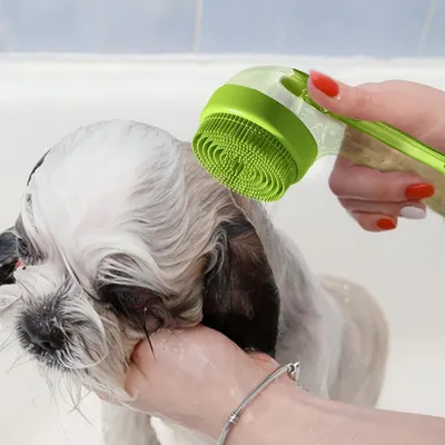 PetTribes Brosse de Toilettage Brosse de Bain pour Animaux PetTribes Brosse de Toilettage Brosse de Bain pour Animaux