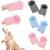 ZooVenture Lot 3 Serviettes Gants Chat Chien Rose Bleu Gris ZooVenture Lot 3 Serviettes Gants Chat Chien Rose Bleu Gris