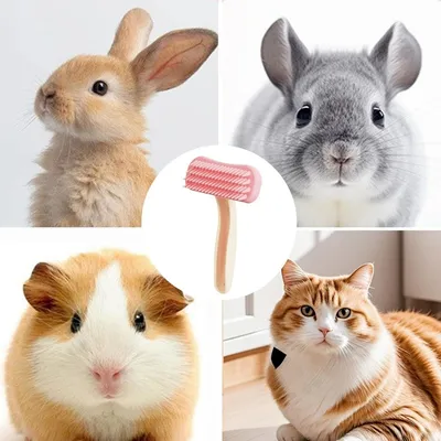 ZooVenture Brosse Lapin Silicone Rose Massage ZooVenture Brosse Lapin Silicone Rose Massage
