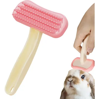 ZooVenture Brosse Lapin Silicone Rose Massage ZooVenture Brosse Lapin Silicone Rose Massage