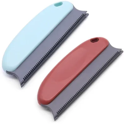 2 brosses anti-poils (bleu/marron) : habits, lit, tapis - Réutilisables 2 brosses anti-poils (bleu/marron) : habits, lit, tapis - Réutilisables